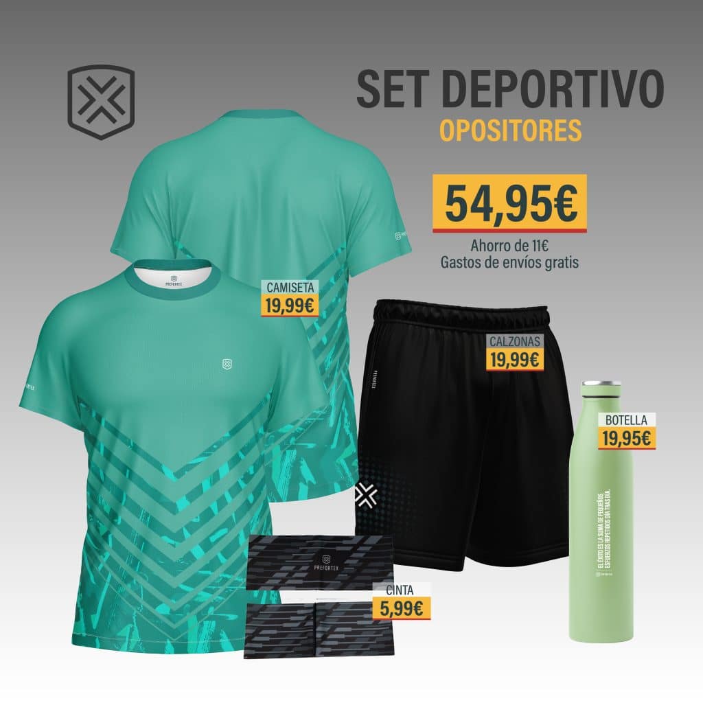 Set Deportivo para Opositores Prefortex Oferta