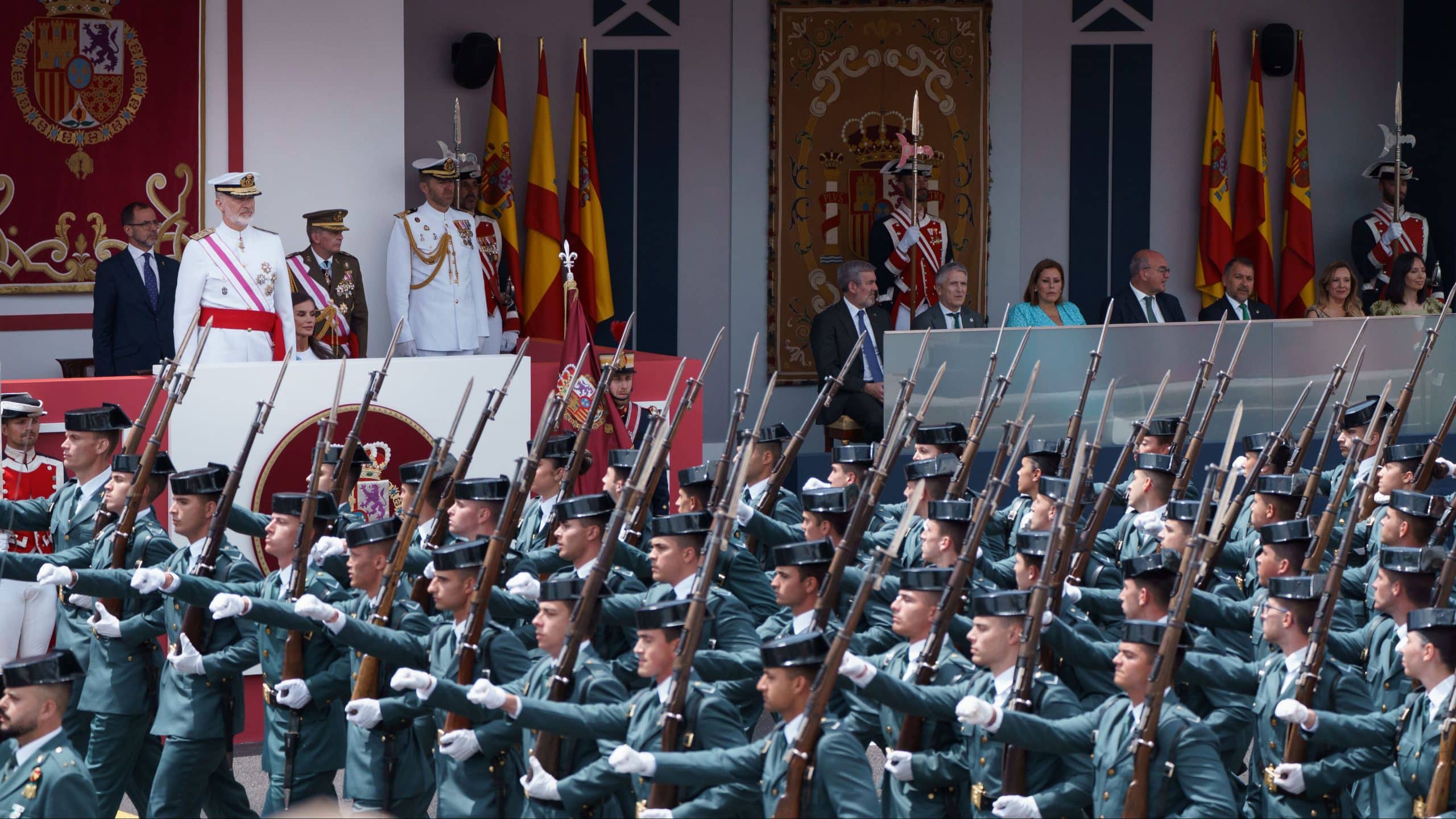Guardia Civil desfile Rey